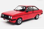 1:18 Ford Escort MKII RS 2000 Rood Model Car Groep, Ophalen of Verzenden, Nieuw, Auto, Overige merken