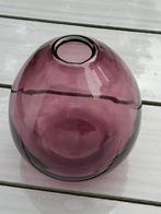 Vintage paarse glazen vaas gemerkt Hysteria., Ophalen of Verzenden