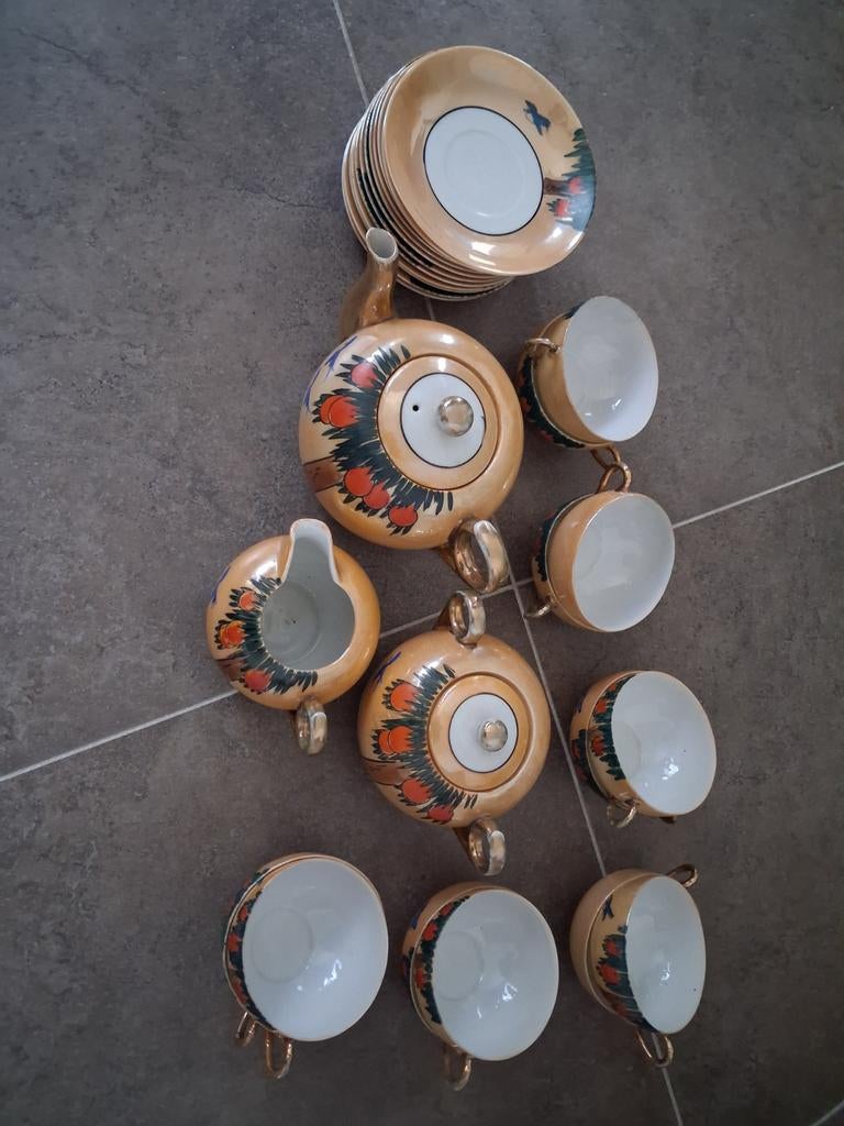 Chinees porselein theeservies 12 persoons, Antiek en Kunst, Ophalen