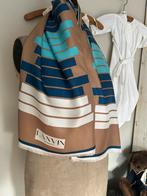 Lanvin vintage zijde designer sjaal izgst, Lanvin, Maat 46/48 (XL) of groter, Ophalen of Verzenden, Zo goed als nieuw