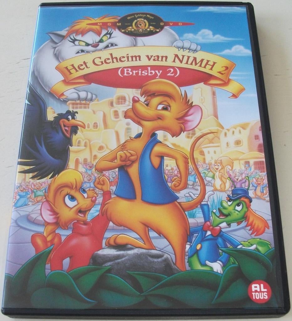 Dvd *** GEHEIM VAN NIMH 2 ***, Cd's en Dvd's, Dvd's | Kinderen en Jeugd, Zo goed als nieuw, Film, Avontuur, Alle leeftijden, Ophalen of Verzenden