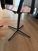 Vintage schoolstoeltjes - set van 2, Huis en Inrichting, Stoelen, Ophalen, Gebruikt, Twee, Bruin