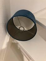 Blauwe lampenkap, Ophalen of Verzenden, Zo goed als nieuw, Minder dan 50 cm