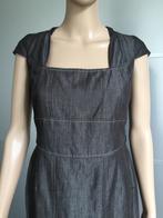 C1132 Comma: maat 36=S grijs linnen jurk jurkje, Kleding | Dames, Jurken, Zo goed als nieuw, Knielengte, Maat 36 (S), Grijs