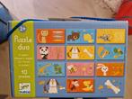 Djeco duo Puzzel 2+, Kinderen en Baby's, Ophalen of Verzenden, 10 tot 50 stukjes, Zo goed als nieuw