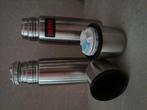 2 RVS isoleer flessen THERMOS 0.33L, Caravans en Kamperen, Ophalen of Verzenden, Zo goed als nieuw