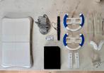 Nintendo Wii zwart + Mario Kart, Spelcomputers en Games, Spelcomputers | Nintendo Wii, Ophalen of Verzenden, Gebruikt, Met 2 controllers