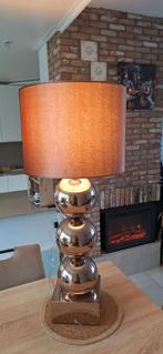 Grote lamp met lampenkap, Huis en Inrichting, Ophalen, Stof, Zo goed als nieuw, Minder dan 100 cm