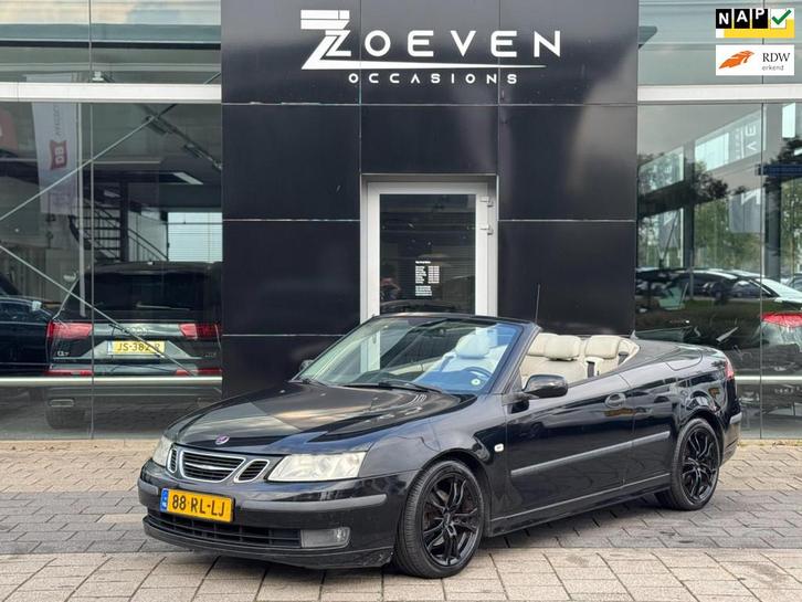 Saab 9-3 Cabrio 1.8t Vector, Auto's, Saab, Bedrijf, Te koop, Saab 9-3, ABS, Airbags, Airconditioning, Boordcomputer, Centrale vergrendeling