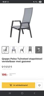 Tuinstoel met pasveer, Ophalen of Verzenden, Nieuw, Verstelbaar