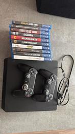 Playstation 4 met 2 controllers en 10 spellen, Spelcomputers en Games, Spelcomputers | Sony PlayStation 4, Ophalen, Met 2 controllers