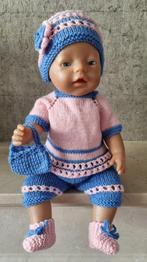 Diverse sets gebreide poppenkleding voor Babyborn e.a., Ophalen of Verzenden, Nieuw, Babypop