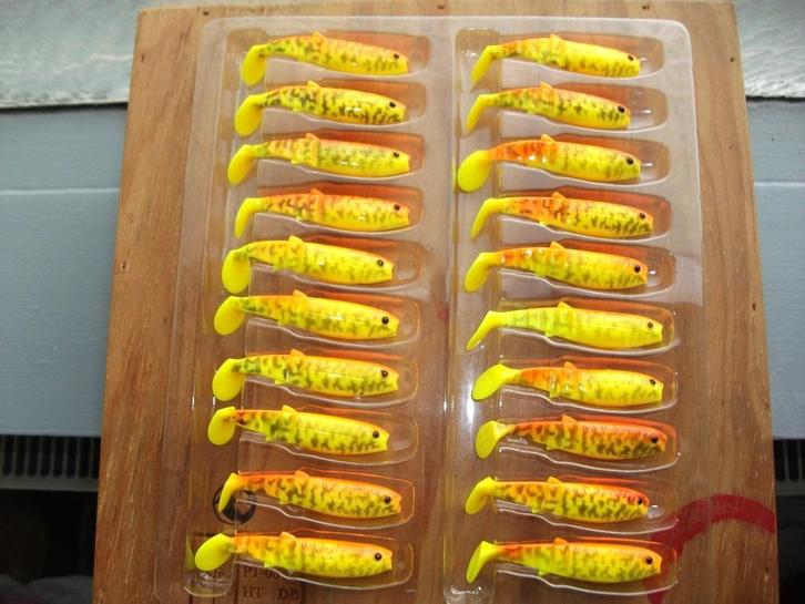 10 stuks Savage Gear Cannibal kunstaas shads /roofvis shads, Watersport en Boten, Hengelsport | Roofvissen, Nieuw, Overige typen