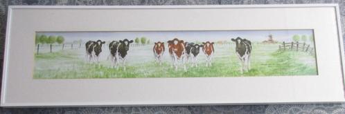 schilderij van Wiebe van der Zee - 56 x 10 cm, Huis en Inrichting, Woonaccessoires | Schilderijen, Tekeningen en Foto's, Nieuw