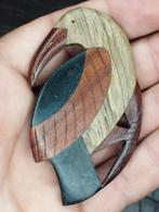 prachtige vintage toekanvogel broche, Ophalen of Verzenden, Zo goed als nieuw, Overige materialen