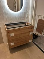 Wastafelonderkast Saniselect Luca 80x 50,5 x 60, Huis en Inrichting, Nieuw, Minder dan 100 cm, Wastafelkast, 50 tot 75 cm