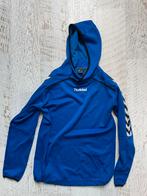 Sportsweater Hummel maat M, Ophalen of Verzenden, Zo goed als nieuw, Blauw, Voetbal