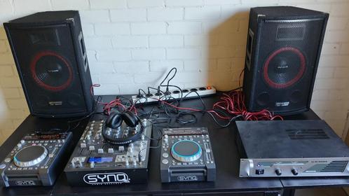 Volledige DJ Set SYNQ en JBSystems, Muziek en Instrumenten, Dj-sets en Draaitafels, Gebruikt, Dj-set, Overige merken, Ophalen