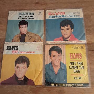 14 singles van elvis beschikbaar voor biedingen