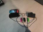 Nintendo Switch compleet met veel exsta !!, Spelcomputers en Games, Ophalen of Verzenden, Zo goed als nieuw, Met 2 controllers