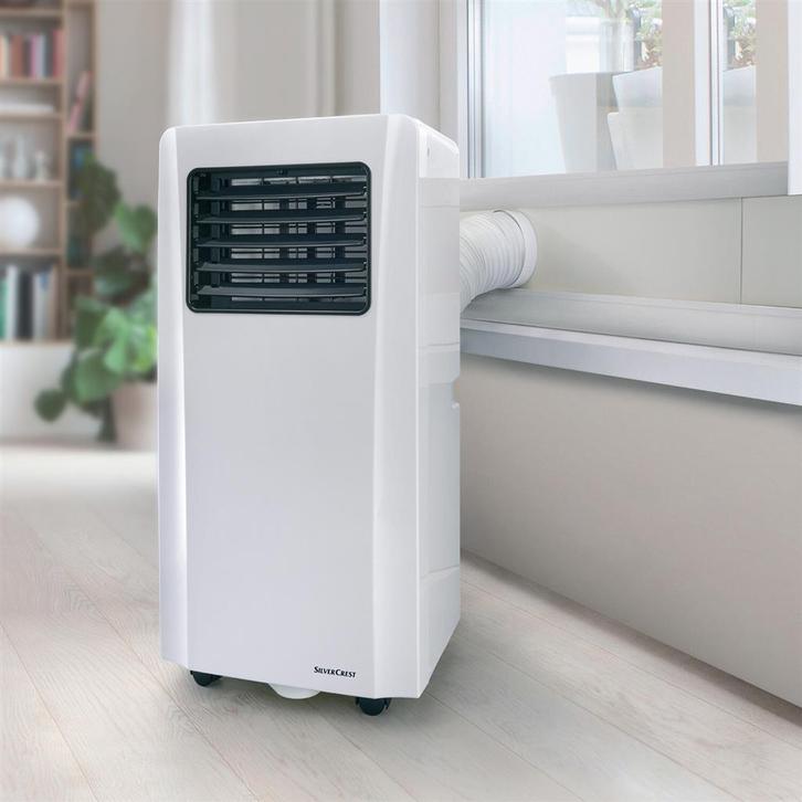 SILVERCREST PD-8871LI01 AIRCONDITIONER, Witgoed en Apparatuur, Airco's, Zo goed als nieuw, Mobiele airco, Minder dan 60 m³, 3 snelheden of meer
