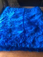 Pluche kobelt blauwe stof, Overige materialen, Blauw, 120 cm of meer, Nieuw