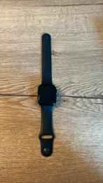 Apple Watch Series 9 45mm Midnight GPS + CELL, Sieraden, Tassen en Uiterlijk, GPS, IOS, Zo goed als nieuw, Zwart