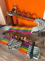 Hotwheels Mario regenboog racebaan + odyssey poppen, Kinderen en Baby's, Ophalen of Verzenden, Zo goed als nieuw, Hot Wheels