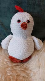 Superzachte knuffel Kip wit gehaakt handgemaakt
Pasen, Ophalen of Verzenden, Nieuw