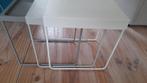 bijzettafelset, Minder dan 55 cm, Metaal of Aluminium, Zo goed als nieuw, Modern