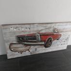 Route 66 Wanddecoratie met Auto, Huis en Inrichting, Woonaccessoires | Wanddecoraties, Ophalen, Gebruikt
