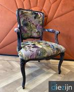 Vintage stoel voorzien van nieuwe Designers Guild stof, Huis en Inrichting, Minder dan 75 cm, Vintage, Zo goed als nieuw, Hout