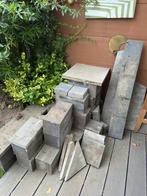 GRATIS diverse tuintegels., Tuin en Terras, Tegels en Klinkers, Ophalen, Gebruikt, 10 m² of meer, Beton