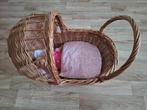 Rieten prachtige poppenwagen, Ophalen, Zo goed als nieuw, Babypop