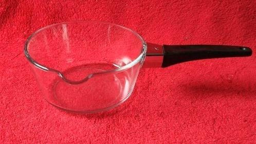 Sovirel France glazen sauspan, steelpan van glas -   18cm, Huis en Inrichting, Keuken | Keukenbenodigdheden, Ophalen of Verzenden