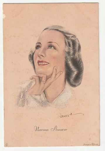 Norma Shearer actrice filmklaart fankaart beschikbaar voor biedingen