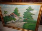 J; v.d. Steen(1929) -Mooie schilderij -Vermeld in PIRON, BAS, Antiek en Kunst, Kunst | Schilderijen | Klassiek, Ophalen of Verzenden