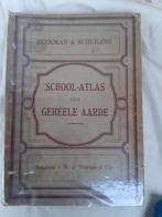 Schoolatlas der gehele wereld, uit 1927, achtste druk. In ze, Boeken, Gelezen, Ophalen of Verzenden, 1800 tot 2000, Wereld