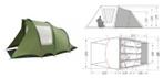 Vaude tent model Opera 2-3 persoons, Caravans en Kamperen, Tenten, Ophalen, Gebruikt, Tot en met 2
