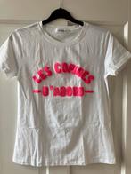 Nieuw =wit t shirt roze/wollige tekst =M/L=Jolio & Co, Kleding | Dames, Maat 38/40 (M), Wit, Nieuw, Ophalen of Verzenden