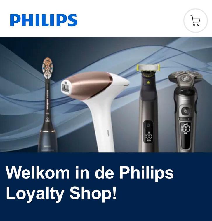 Philips tot 40% korting loyalty shop., Tickets en Kaartjes, Kortingen en Cadeaubonnen, Eén persoon, Overige typen, Kortingsbon