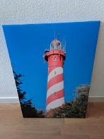 Canvas Vuurtoren Burgh Haamstede 50x70, Ophalen, 50 tot 75 cm, 50 tot 75 cm, Print