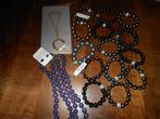 Partij armbanden ( 15 st.)  en kettingen (3 st.), Ophalen, Nieuw, Overige kleuren, Overige materialen