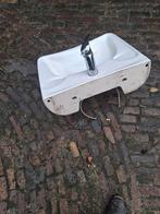 Nieuwe wasbak met mengkraan, Doe-het-zelf en Verbouw, Sanitair, Ophalen of Verzenden, Nieuw, Chroom, Wastafel
