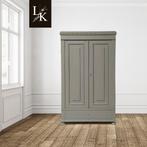 Landelijke klassieke kast, tweedeurs, legkast, linnenkast, Antiek en Kunst, Antiek | Meubels | Kasten