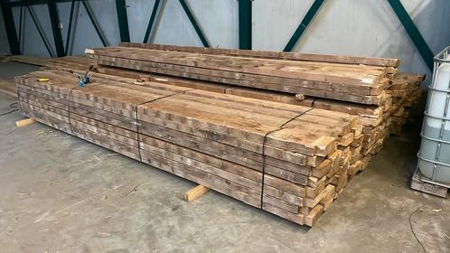 Houten gordingen, Doe-het-zelf en Verbouw, Hout en Planken, Gebruikt, Balk, Overige houtsoorten, 300 cm of meer, 50 mm of meer