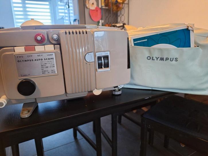Olympus Auto Scope 8mm Film Projector, Audio, Tv en Foto, Diaprojectors, Gebruikt, Ophalen of Verzenden