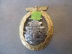 DUITSLAND VLOOT BADGE EMBLEEM WW2, Verzenden, Duitsland, Embleem of Badge