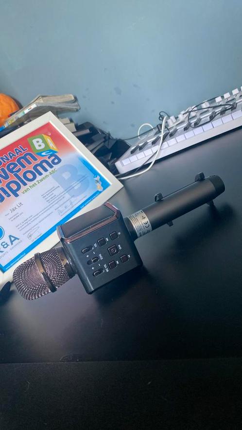 SilverCrest Karaoke Microfoon, Muziek en Instrumenten, Microfoons, Zo goed als nieuw, Ophalen