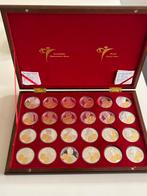 Complete serie Antilliaanse handelsmunten, Setje, Koningin Beatrix, Goud, Overige waardes